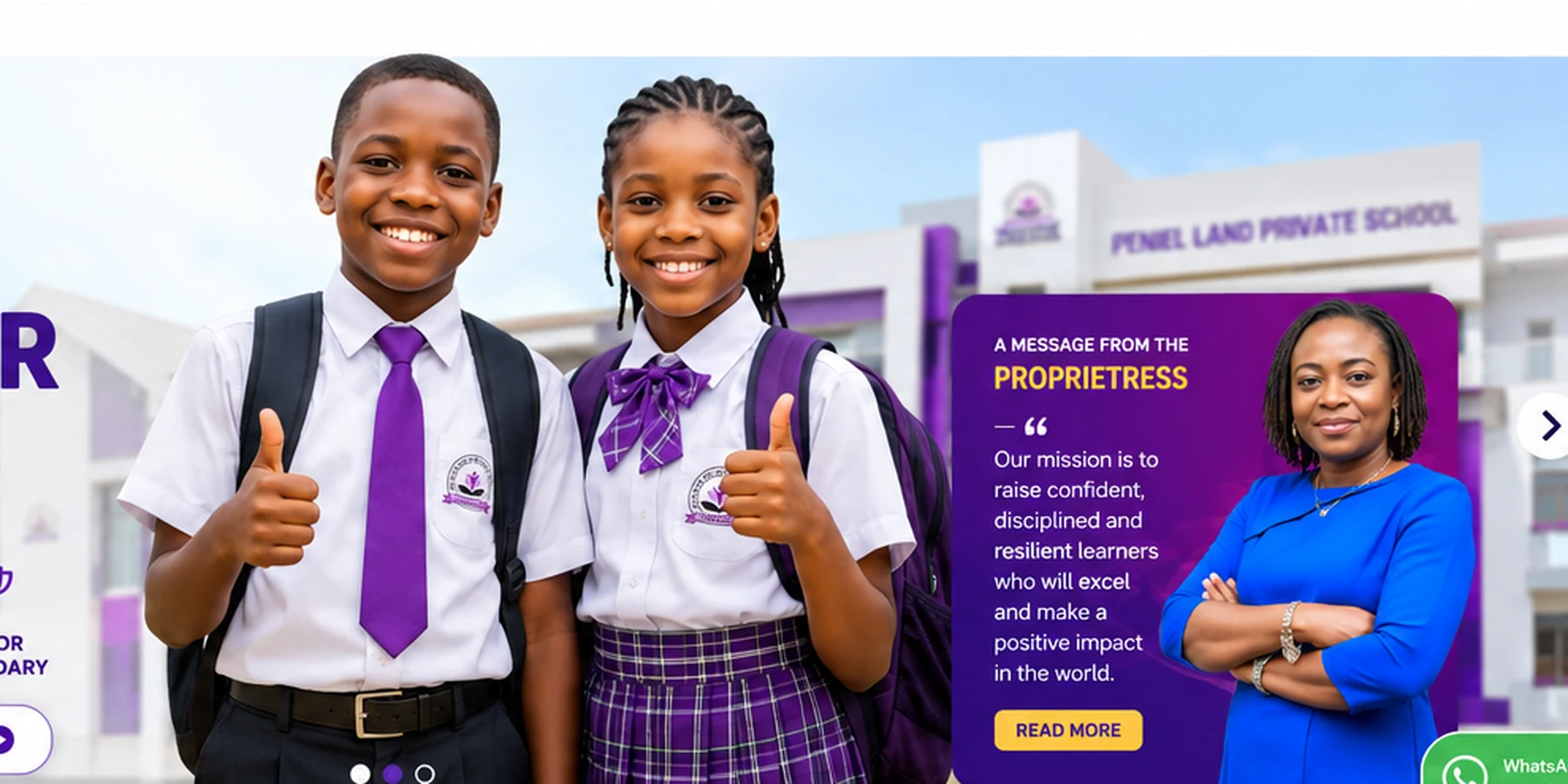 AI-generated African students in a modern school environment